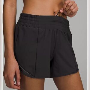 Lululemon, Hotty Hot High-Rise Lined Short 4”